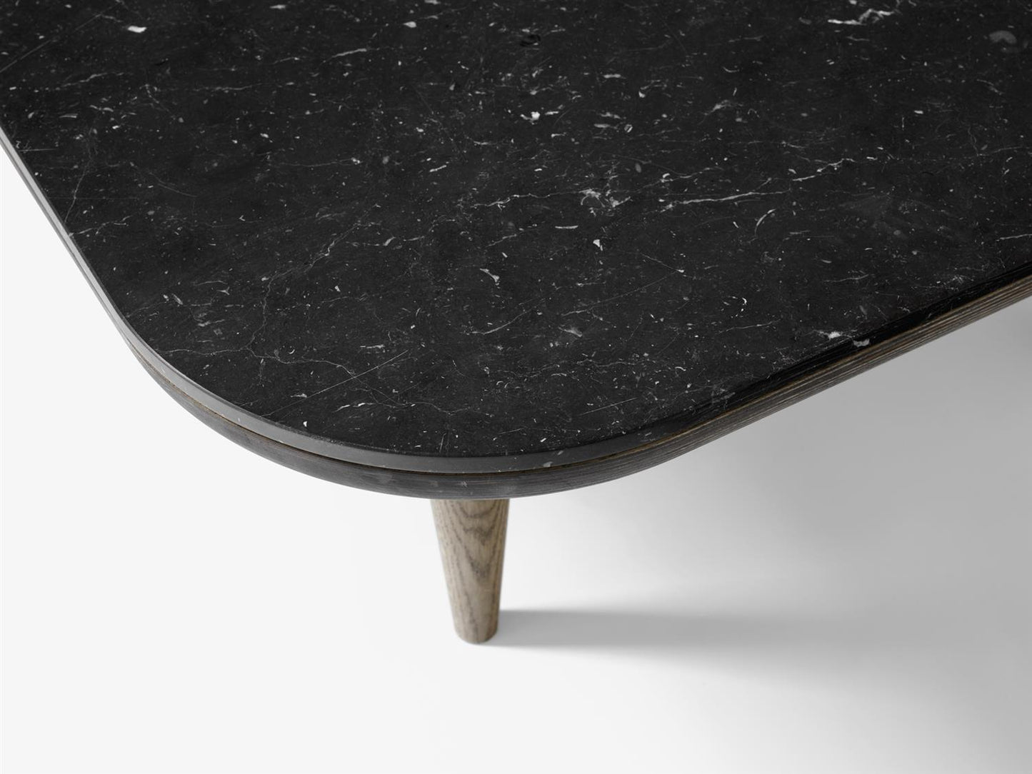 Fly Space Copenhagen SC4 sofabord - Smoked Oiled Oak w. honed Nero Marquina