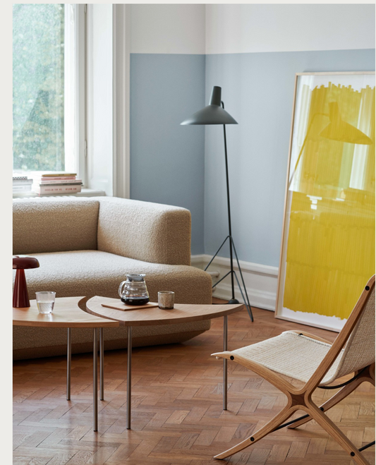 Pinwheel HM7 oiled oak w stainless steel