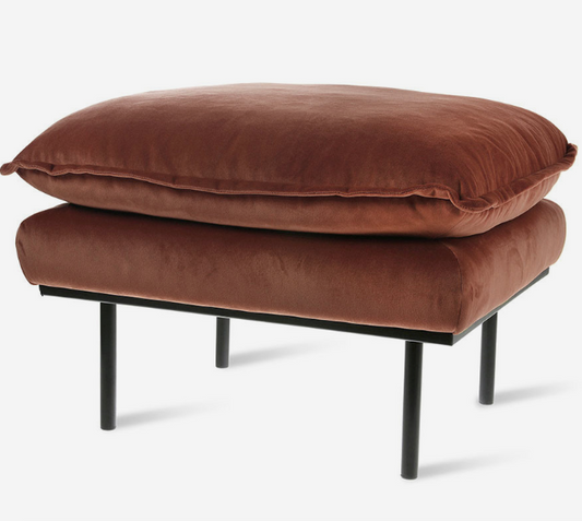 Retro sofa: hocker flere farger