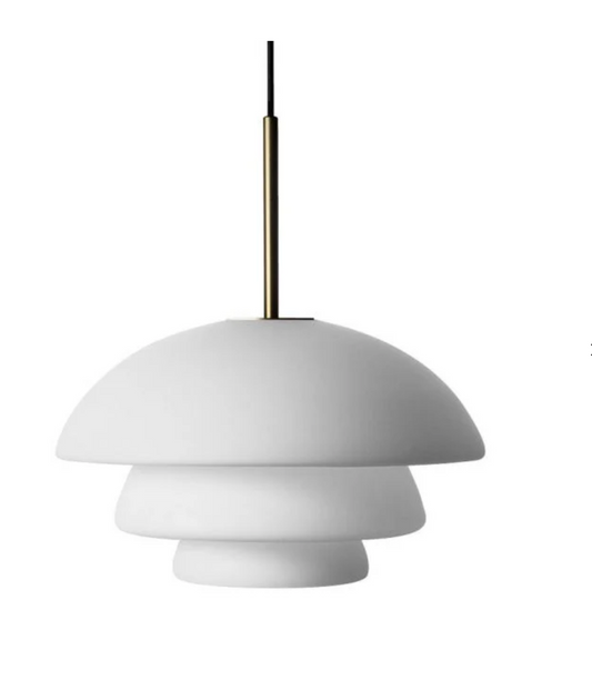 Taklampe 4006  large matt hvit