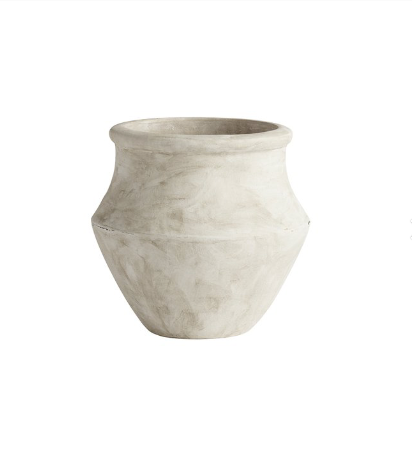 Krukke Teracotta 34 cm Clay greek-s white