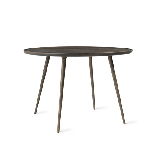 Accent spisebord 110 - sirkagrå eik