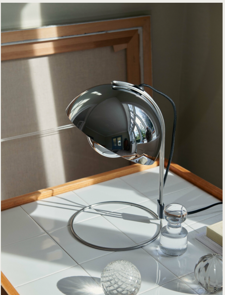 Flowerpot VP4 chrome