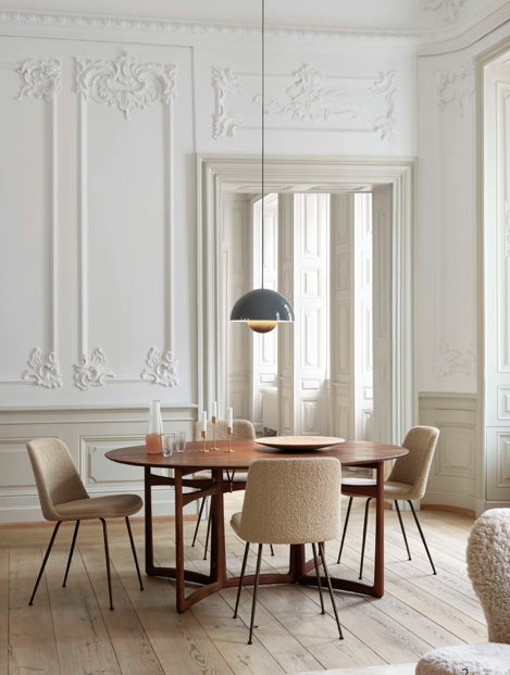 Flowerpot vp7 stone blue