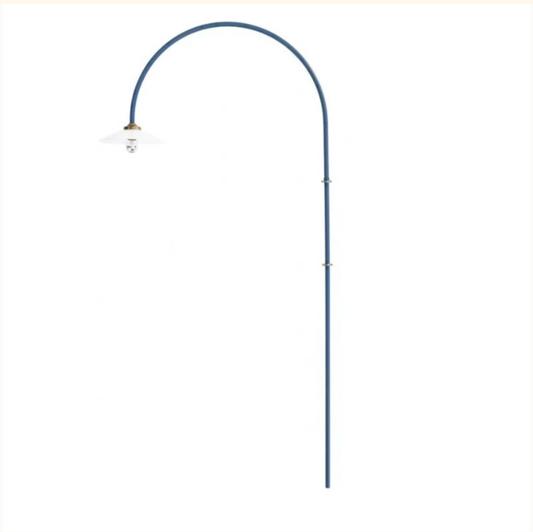 Hanging lamp No 02 /vegglampe blå