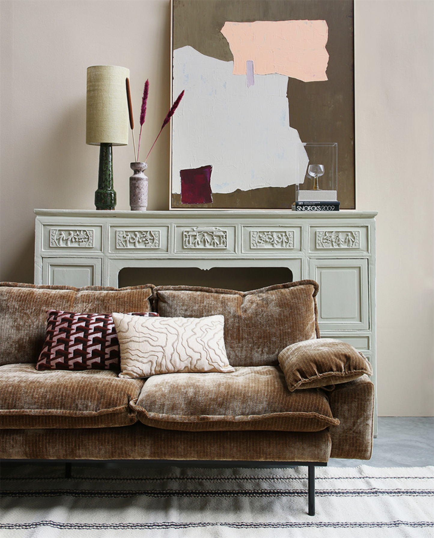 Retro sofa, 2-seats flere farger