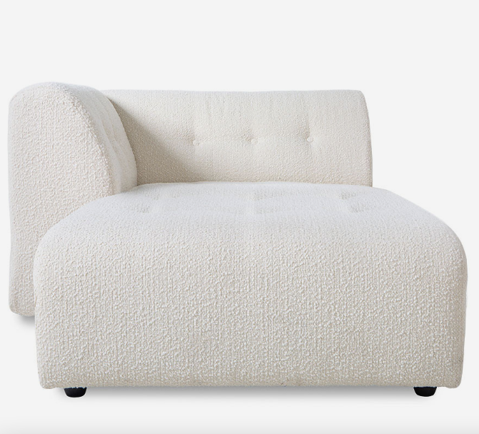 Vint modulsofa, left divan