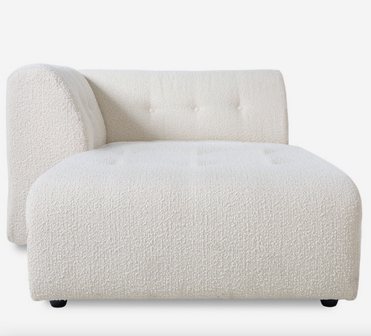 Vint modulsofa, left divan
