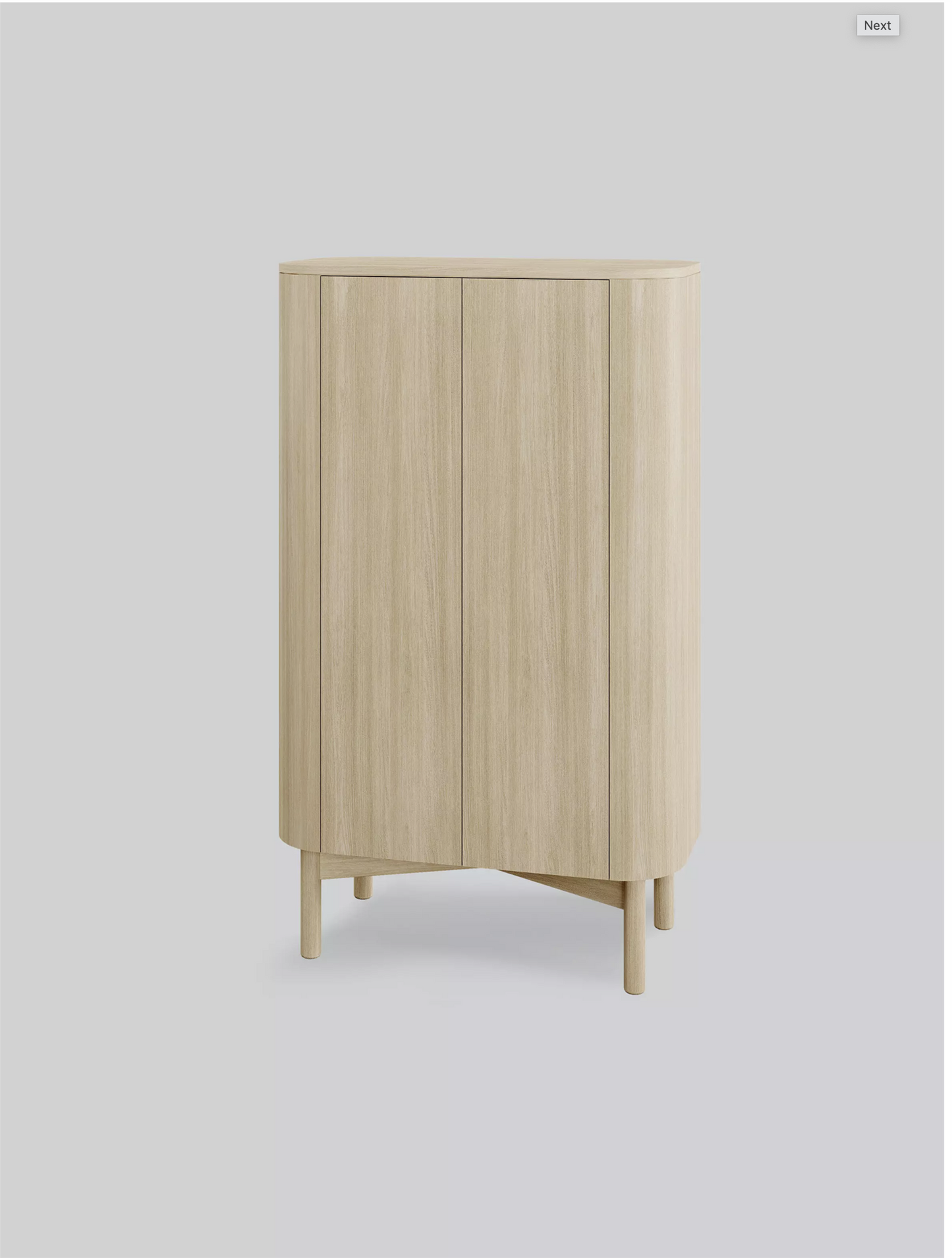 Loud Cabinet smoked oak finish