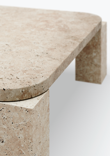 Atlas Coffee Table - Travertine (60 x 60 cm)