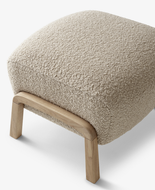 Wulff Pouf ATD3 oiled oak w. Karakorum 003