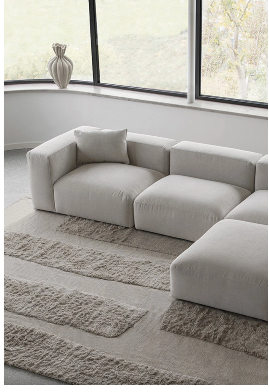 Punja Bricks ullteppe  sand melange 300x400 cm