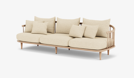 Fly SC12 sofa Space Copenhagen - Karakorum 003 white oiled oak