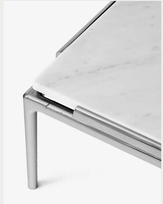 Sett LN13 Dark Chrome Frame & Bianco Carrera Marble