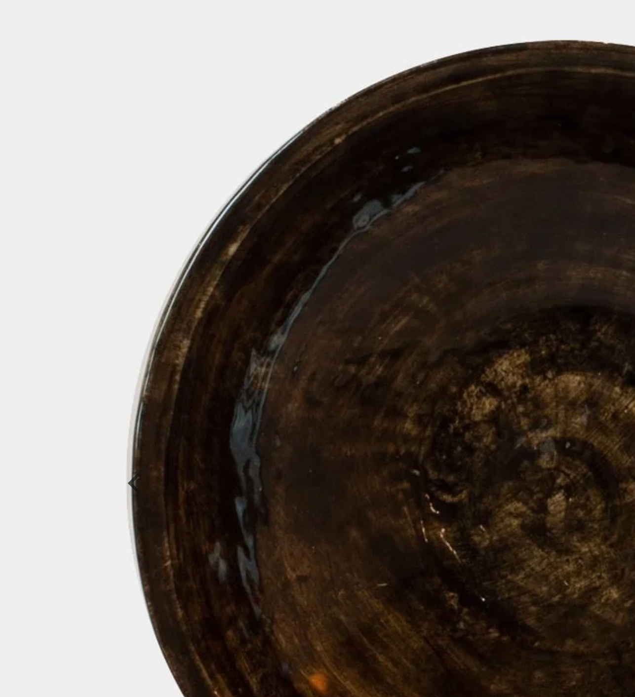 Yuki pastaskål glossy dark brown