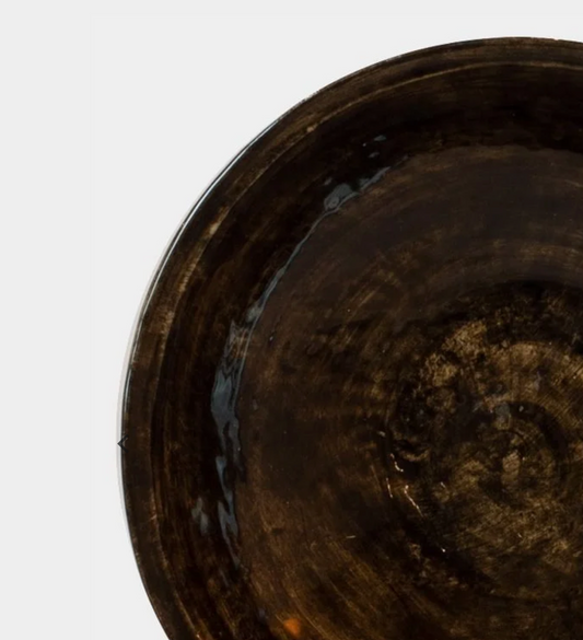 Yuki pastaskål glossy dark brown