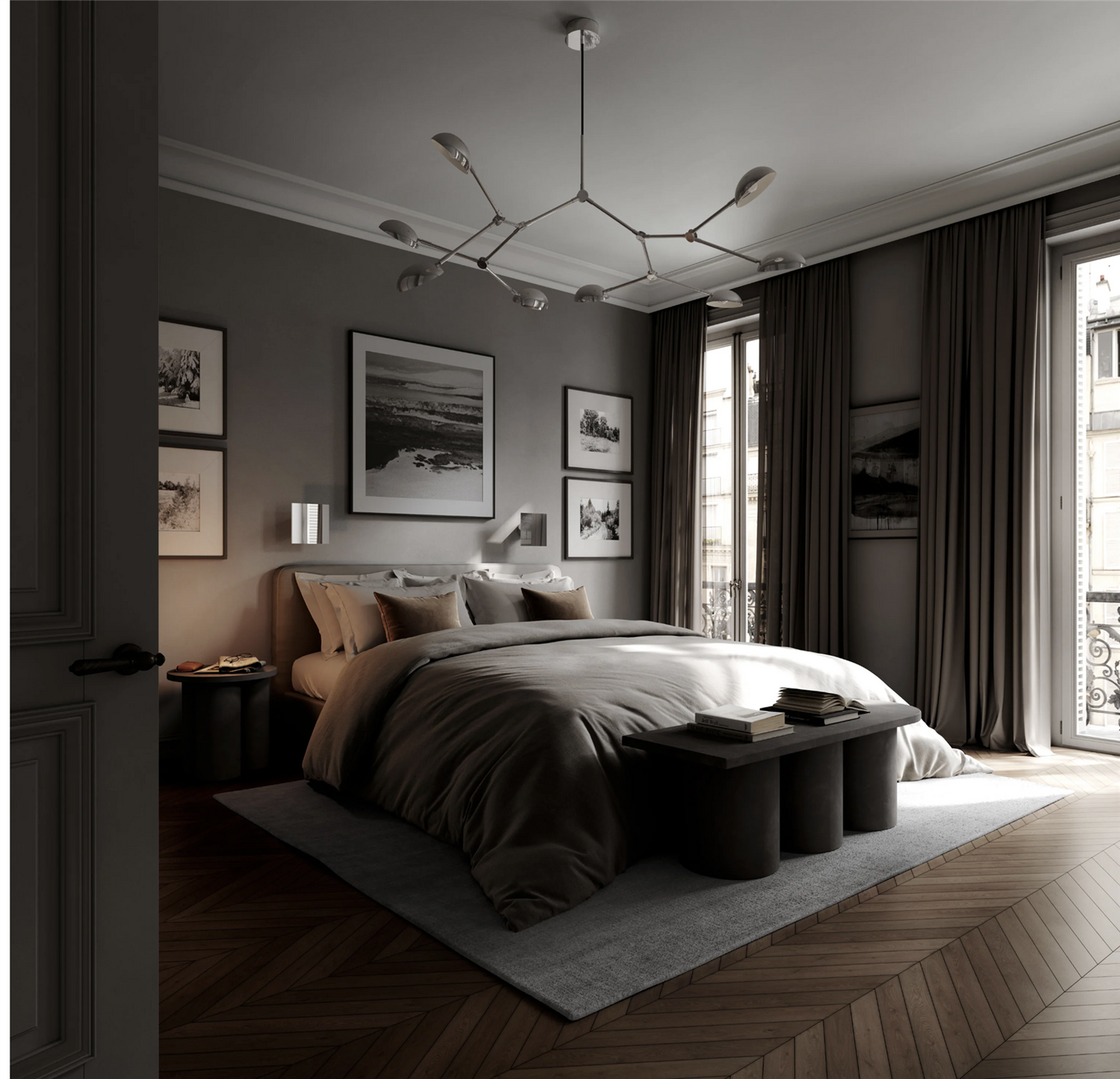 Drop Chandelier Chrome
