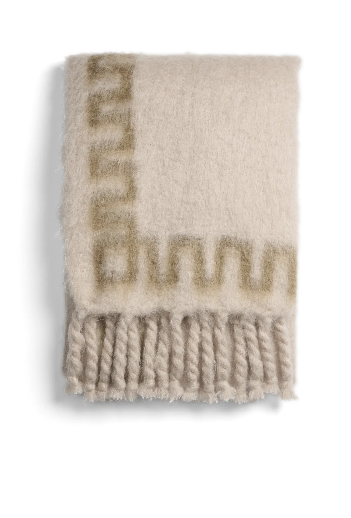 Frame Mohair Throw