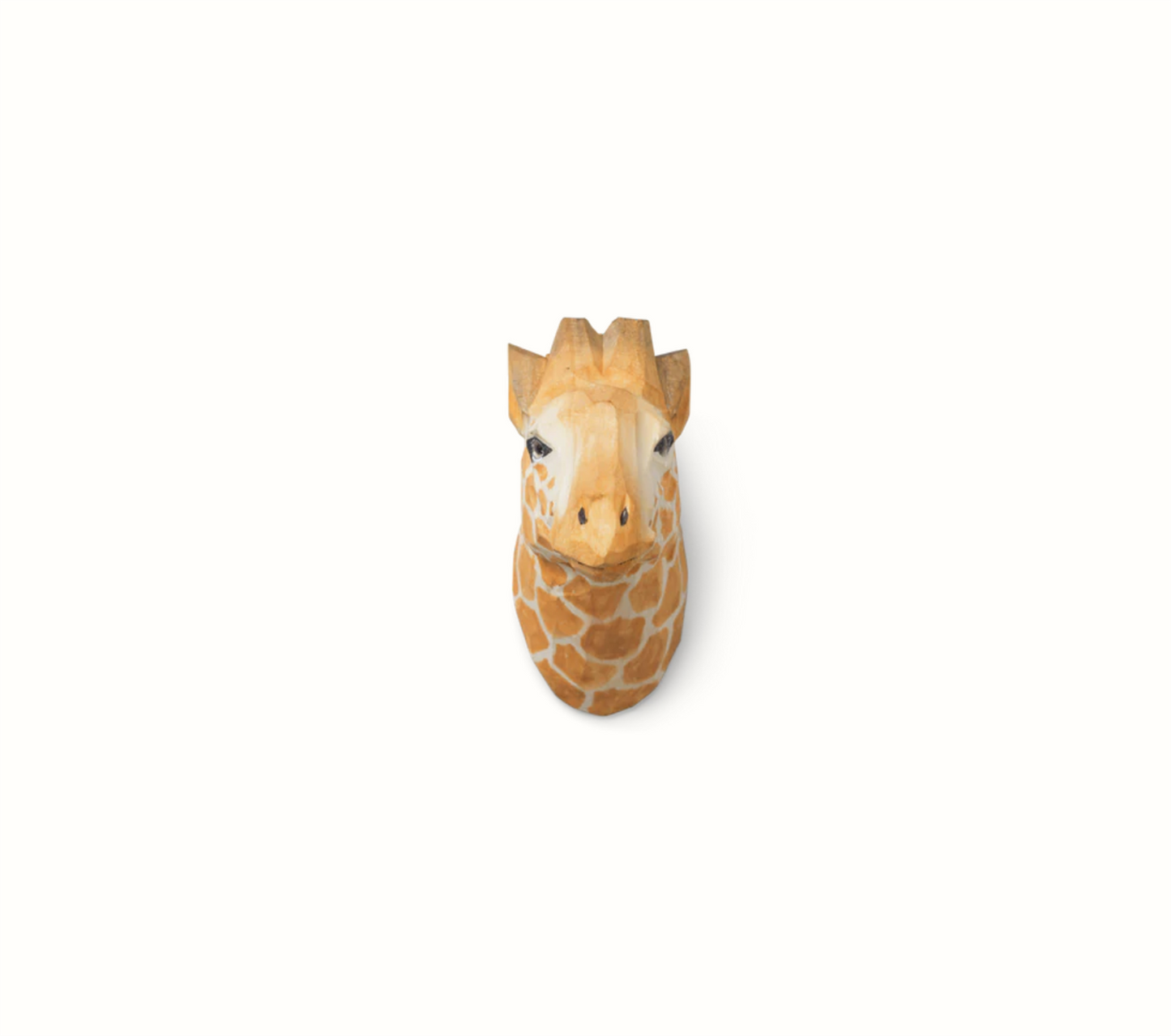 Animal Hand-Carved Hook, giraffe