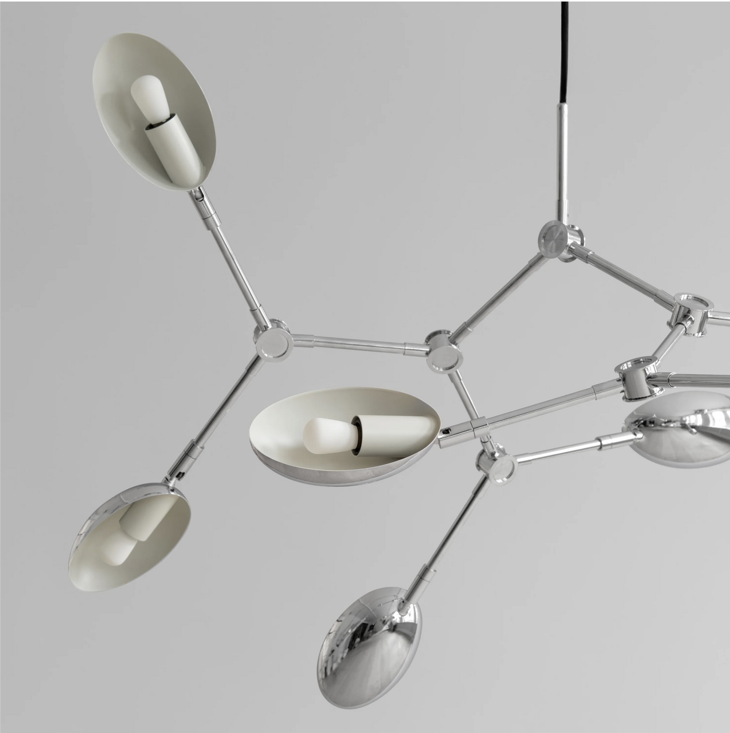 Drop Chandelier Mini Chrome
