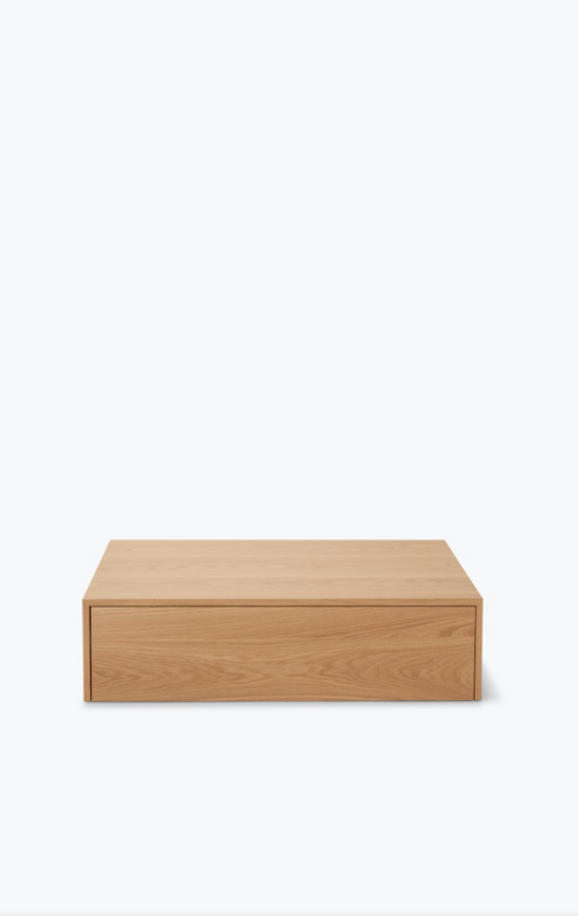 Mass Coffee Table High w. Drawer  Oak  H270 x W: 1030 x D: 600 mm