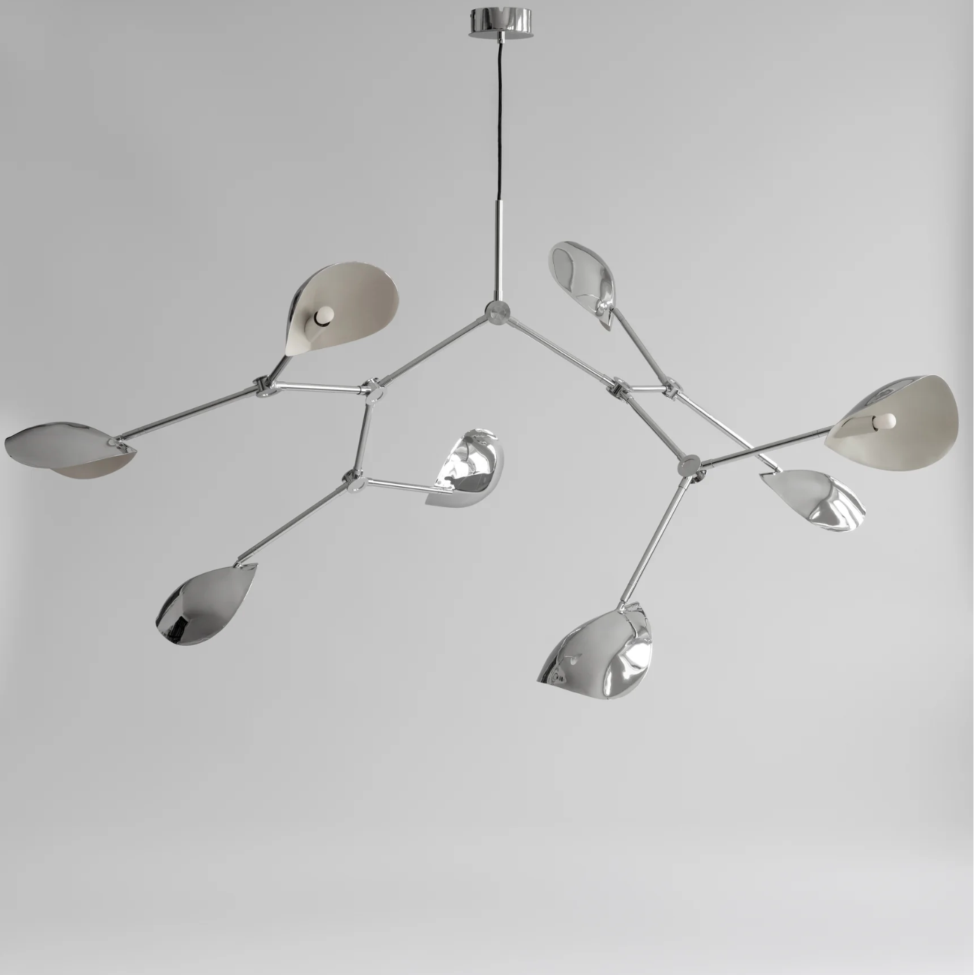 Stingray Chandelier, Grande - Chrome