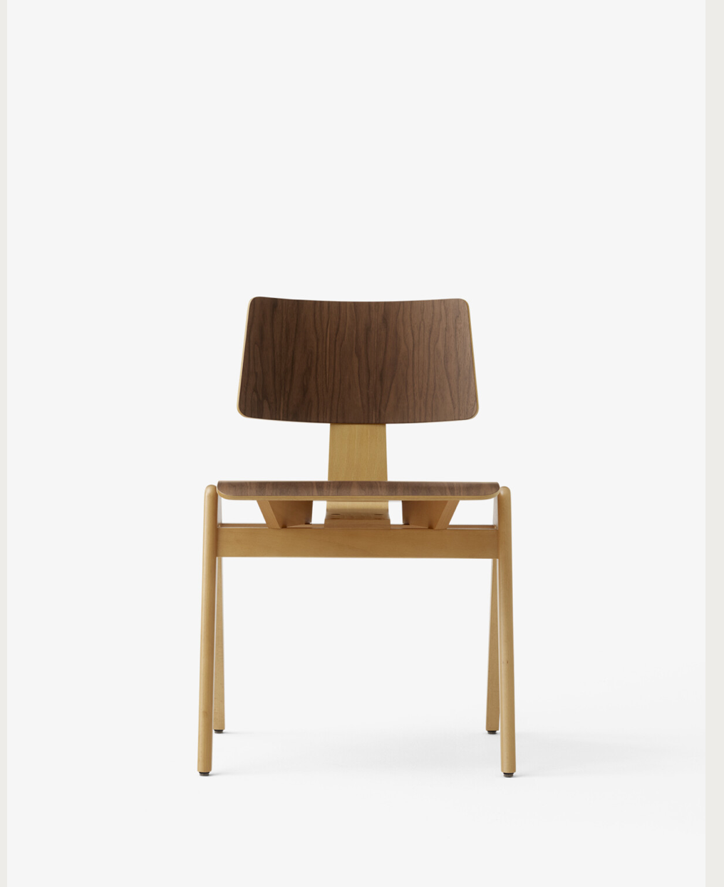 Daystak Side Chair RD1  Beech & Walnut