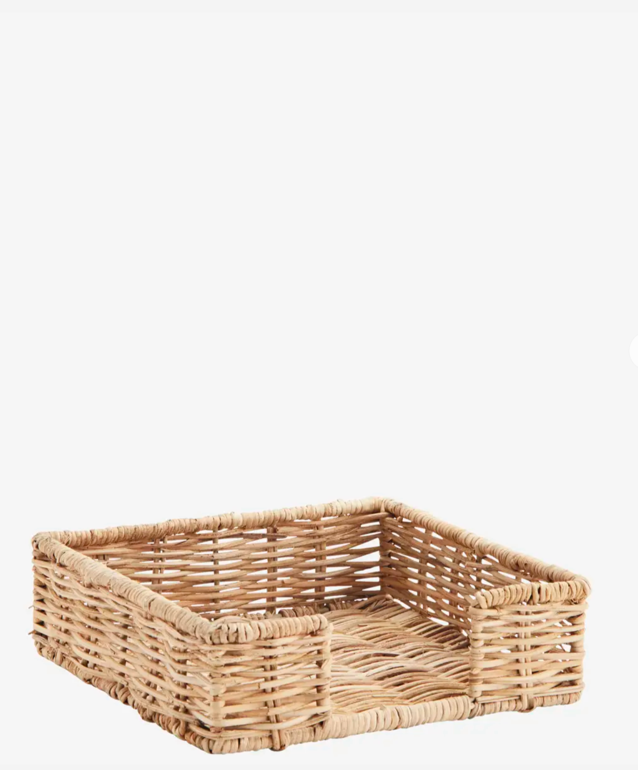 Rattan napkin holder 20x20x6 cm