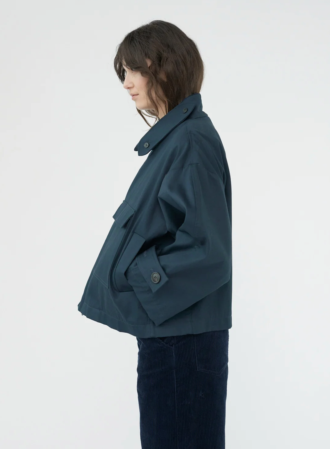 Water resistant jacket navy size 2