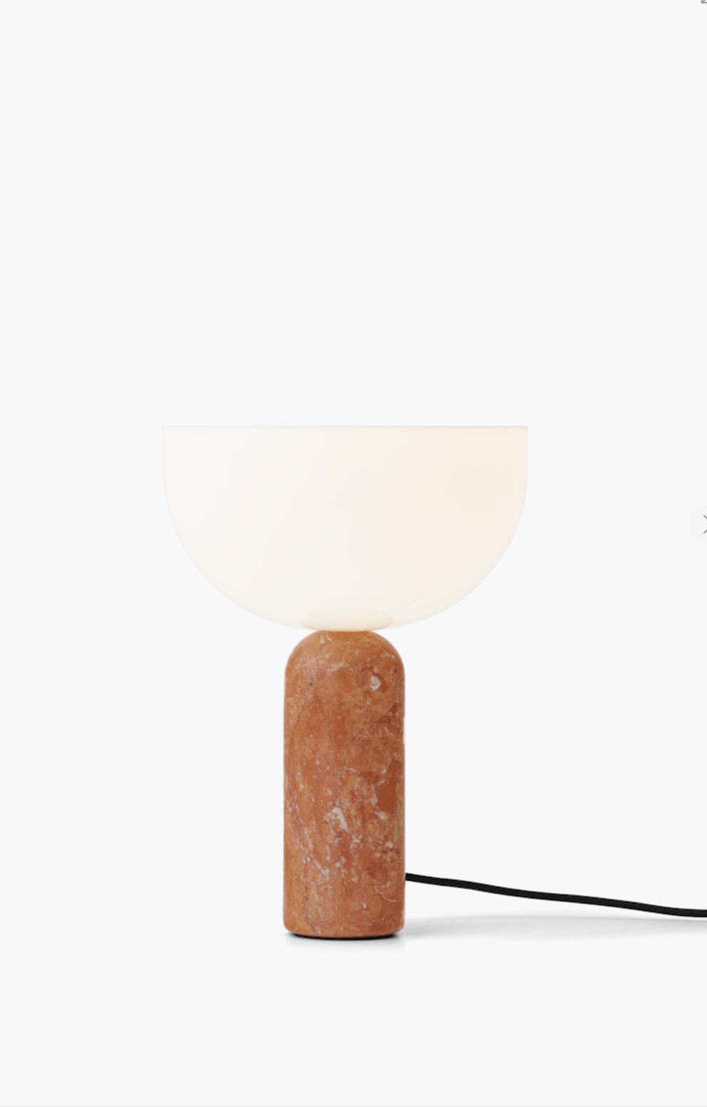Kizu Table Lamp Small Breccia Pernice Marble