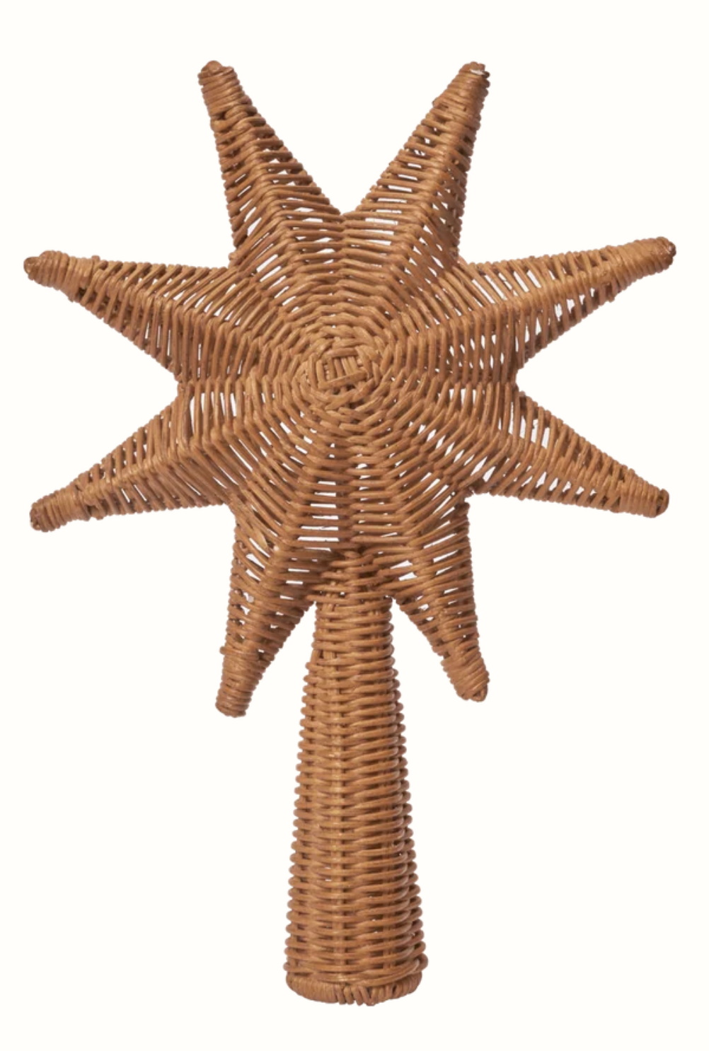Rattan Christmas Tree Top Star