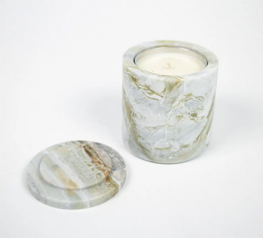 Mauro duftlys marmor - blood orange & grapefruit