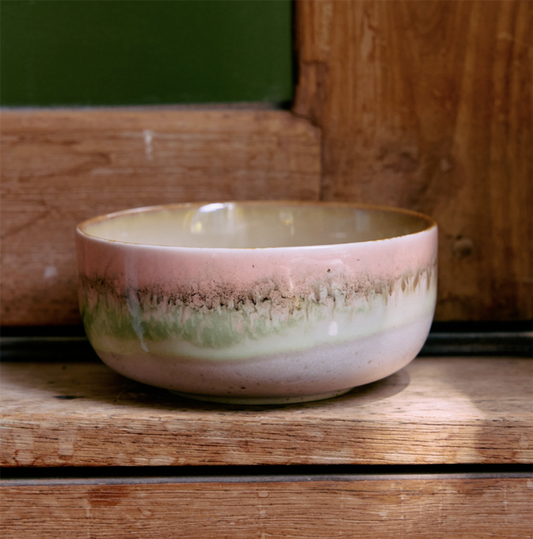 70s ceramics dessert bowl Glaze