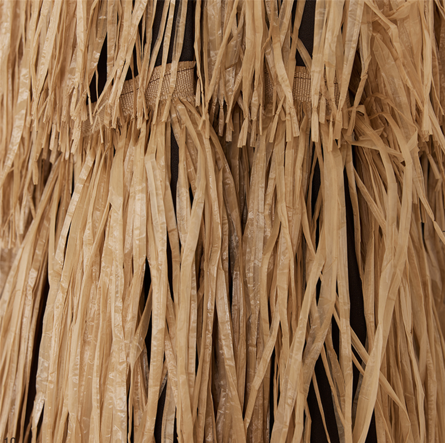 Raffia patio umbrella
