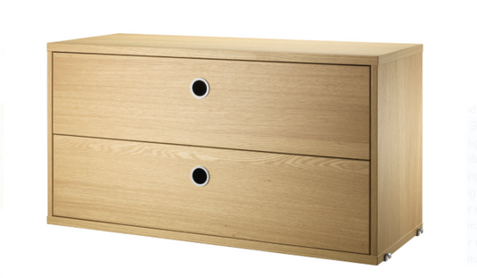 chest with drawers oak 78x30