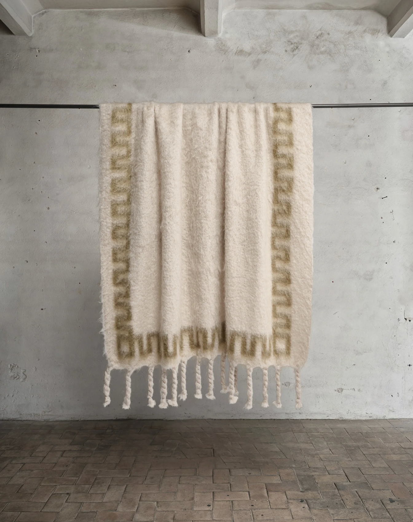 Frame Mohair Throw