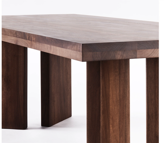 FRENCH DINING TABLE WALNUT 100-240cm