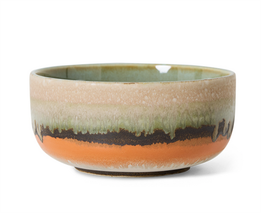 70s ceramics dessert bowl Burst