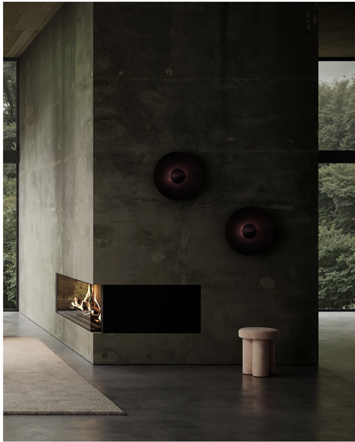 Dusk Wall Lamp - Burned Black