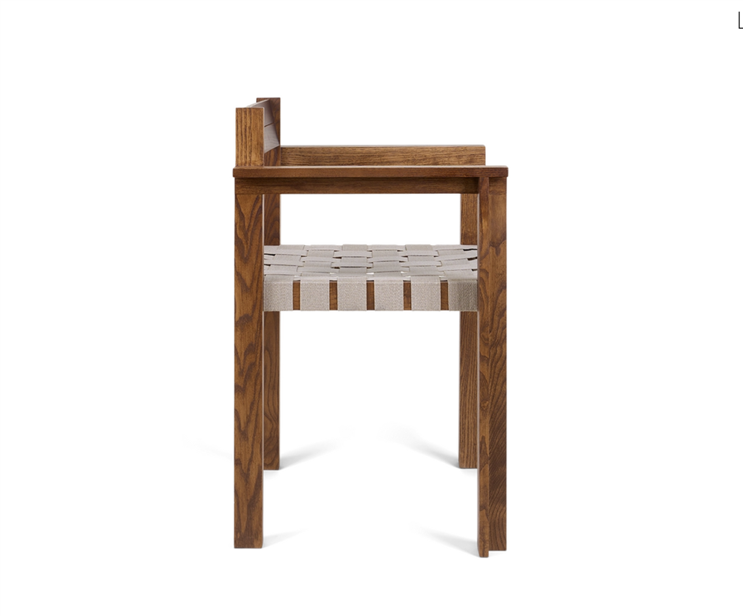 Symmetry Armrest Chair /Honey Ash Wood/Oat