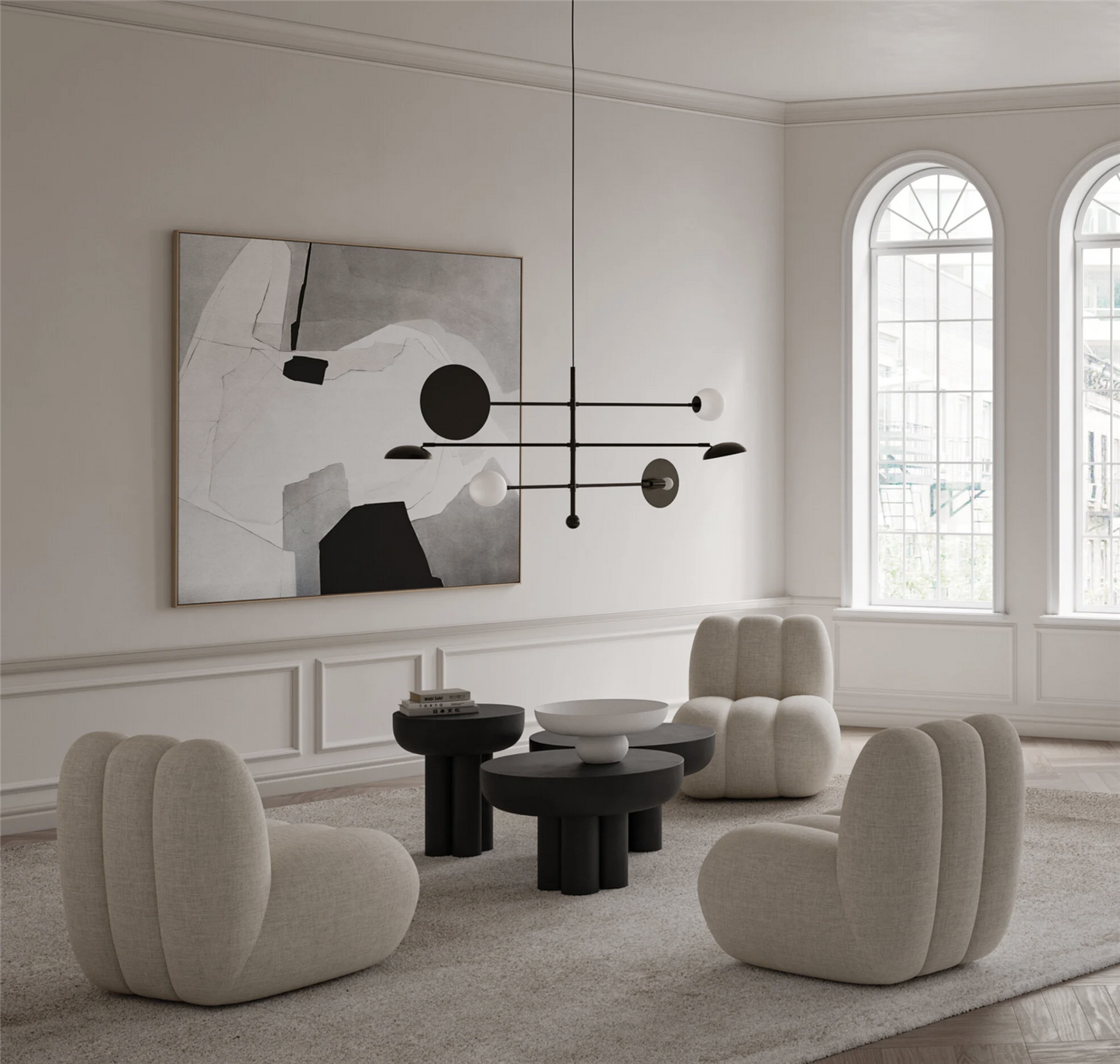 Sahn Chandelier - Bronze (5m)
