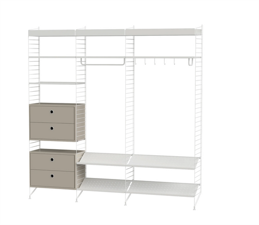 Hallway P Beige/White 200 cm