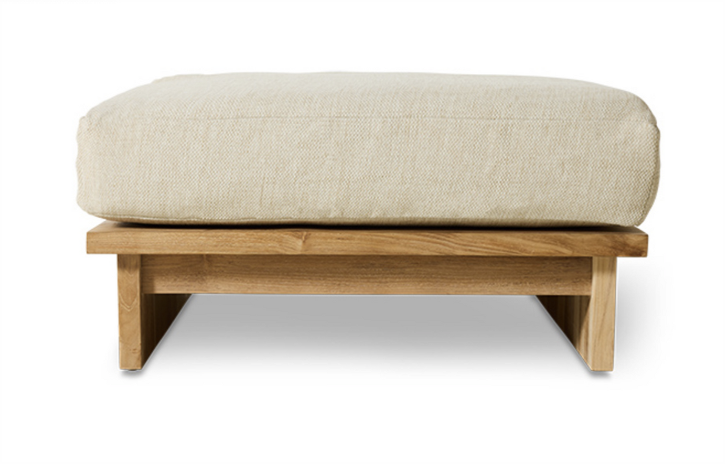 Outdoor Puff Teak Natural