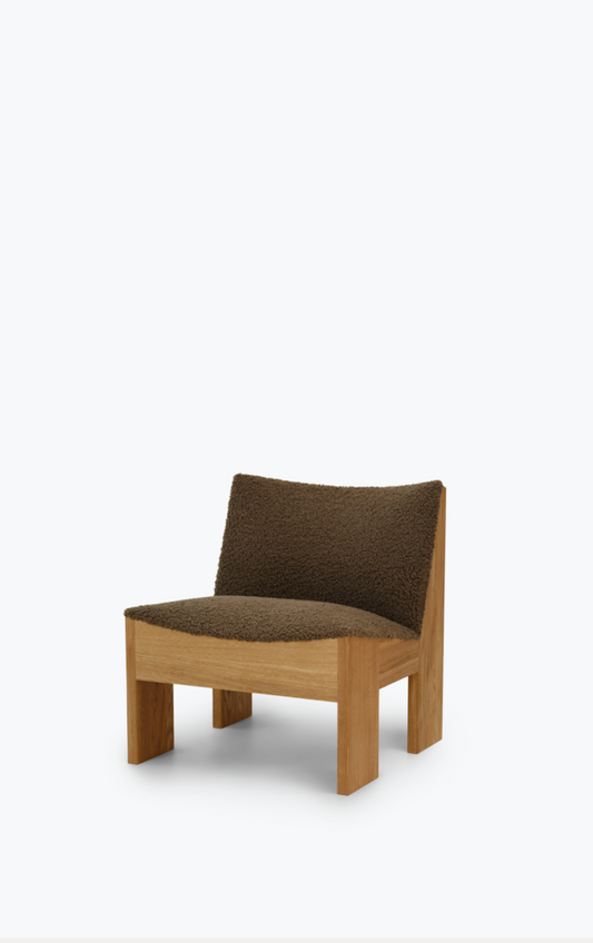 Tenon Lounge Chair Natural Oak w. Mocha