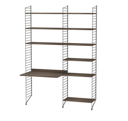 Workspace Black/Walnut 140 cm