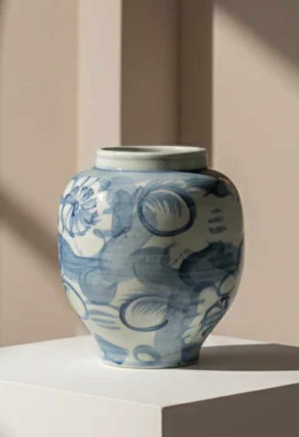 Håndmalt Cloud vase small