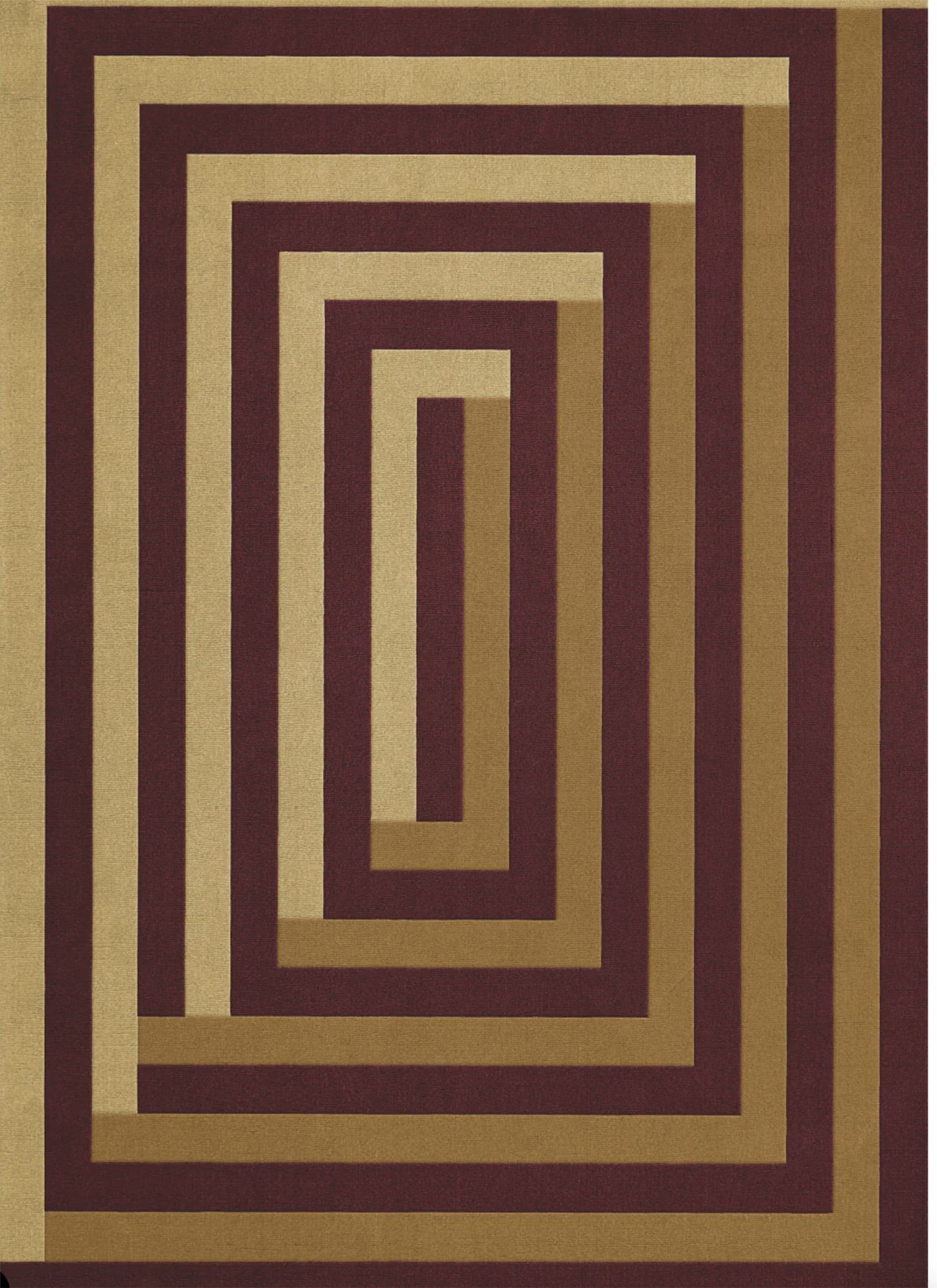 Teklan Labyrinth  Ullteppe - Mulberry Sand 200-300 cm