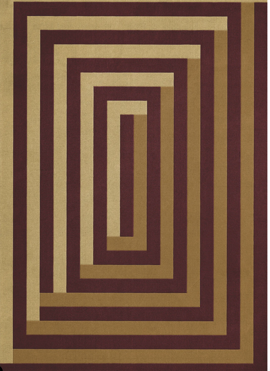 Teklan Labyrinth  Ullteppe - Mulberry Sand 200-300 cm