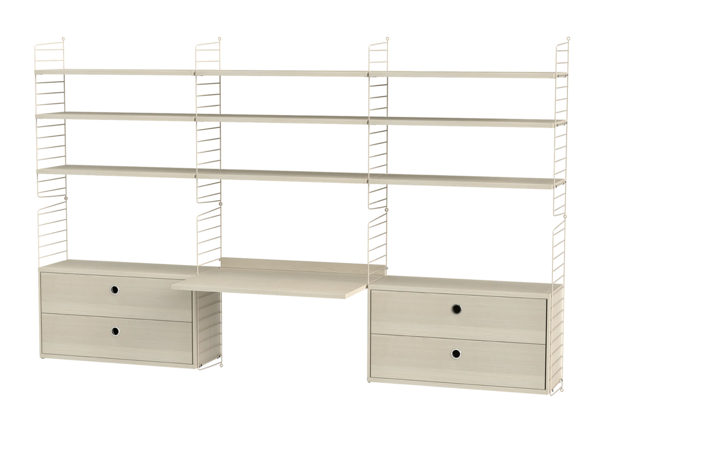 Workspace F Beige/Ash 240 cm