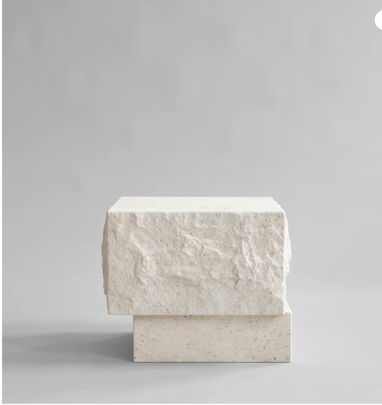 Temple Coffee Table, Limestone h 35 cm eller  h 50 cm